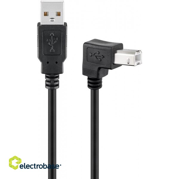 Goobay | USB 2.0 Hi-Speed Cable 90° | USB to USB image 2