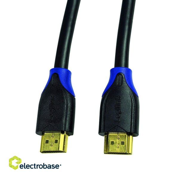 Logilink CH0061 HDMI Cable 2.0 bulk M/M 1.0m black | Logilink | HDMI (type A) male | HDMI (type A) male | HDMI to HDMI | 1 m image 3