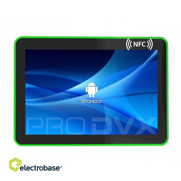 ProDVX APPC-10SLBN (NFC) 10.1 Android 8 Panel PC/ surround LED/NFC/RJ45+WiFi/Black | ProDVX | APPC-10SLBN (NFC) | 10.1 " | 24/7 | Android 8/Linux | Cortex A17 paveikslėlis 1