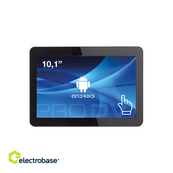 ProDVX APPC-10X 10" Android Touch Display/1280x800/500Ca/Cortex A17 Quad Core RK3288/2GB/16GB eMMC Flash/Android 8/RJ45+WiFi/VESA/Black | ProDVX | Android Touch Display | APPC-10X | 10.1 " | Landscape/Portrait | 24/7 | Android | Cortex A17 image 1