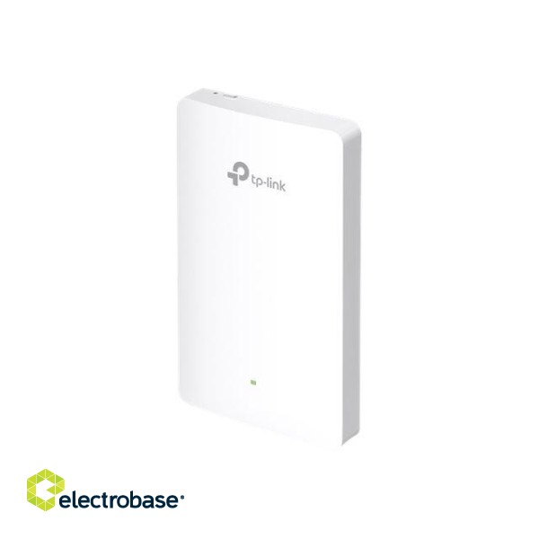 TP-LINK | AX1800 Wall-Plate Dual-Band Wi-Fi 6 Access Point | EAP615-Wall | 802.11ax | Mbit/s | 10/100/1000 Mbit/s | Ethernet LAN (RJ-45) ports 4 | MU-MiMO Yes | PoE out image 2