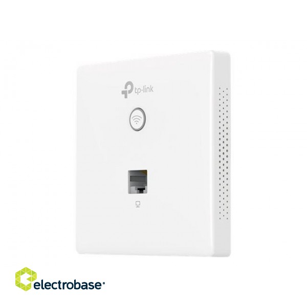 TP-LINK | Wireless N Wall-Plate Access Point | EAP115 | 802.11n | Mesh Support | 300 Mbit/s | 10/100 Mbit/s | Ethernet LAN (RJ-45) ports 1 | MU-MiMO No | PoE in | Antenna type 2xInternal paveikslėlis 2