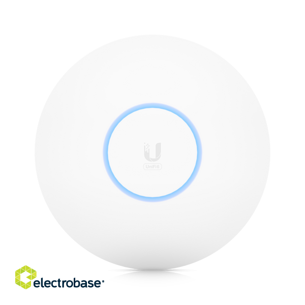 Ubiquiti | Access Point Wi-Fi 6 | Unifi 6 Pro | 802.11ax | 2.4 GHz/5 | 573.5+4800 Mbit/s | Ethernet LAN (RJ-45) ports 1 | MU-MiMO Yes | PoE in image 1