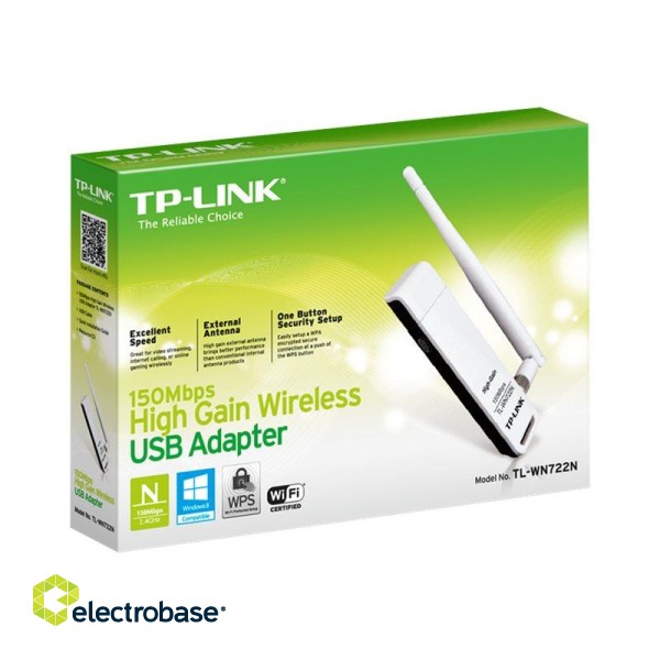 TP-LINK | USB 2.0 Adapter | TL-WN722N фото 5