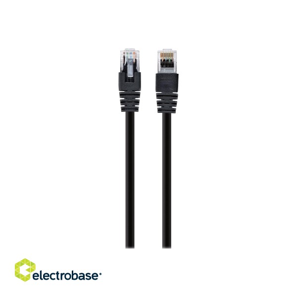 Cablexpert | Patch cord | PP12-0.5M/BK | Black image 3