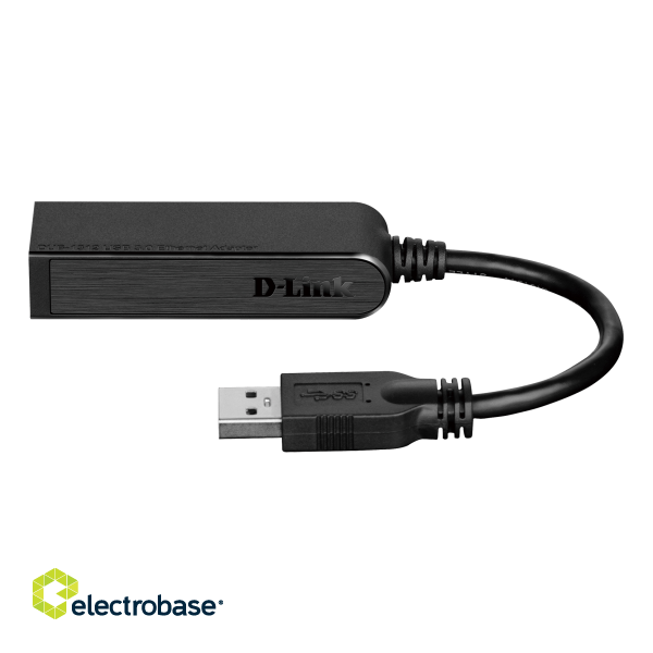 D-Link | USB 3.0 Gigabit Ethernet Adapter | DUB-1312 | GT/s | USB paveikslėlis 1