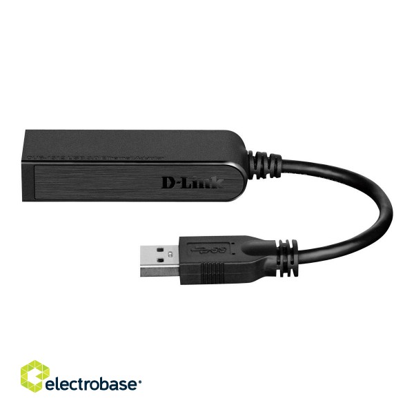 D-Link | USB 3.0 Gigabit Ethernet Adapter | DUB-1312 | GT/s | USB paveikslėlis 2