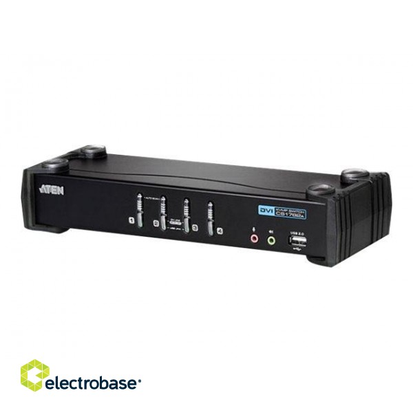 Aten 4-Port USB DVI/Audio KVMP Switch | Aten | 4-Port USB DVI/Audio KVMP™ Switc paveikslėlis 1