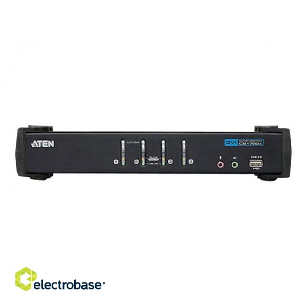 Aten 4-Port USB DVI/Audio KVMP Switch | Aten | 4-Port USB DVI/Audio KVMP™ Switc paveikslėlis 2