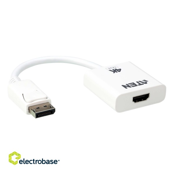 Aten | True 4K DisplayPort to HDMI 2.0 Active Adapter | VC986B | White image 1
