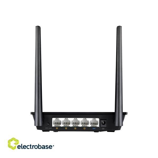 Router | RT-N12E | 802.11n | 300 Mbit/s | 10/100 Mbit/s | Ethernet LAN (RJ-45) ports 4 | Mesh Support No | MU-MiMO No | No mobile broadband | Antenna type 2xExternal 5dBi | No USB | 36 month(s) image 8