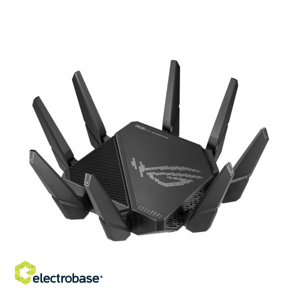 Tri-band Gigabit Wifi-6 Gaming Router | ROG Rapture GT-AX11000 PRO | 802.11ax | 480+1148 Mbit/s | 10/100/1000 Mbit/s | Ethernet LAN (RJ-45) ports 4 | Mesh Support Yes | MU-MiMO Yes | No mobile broadband | Antenna type 8xExternal фото 3