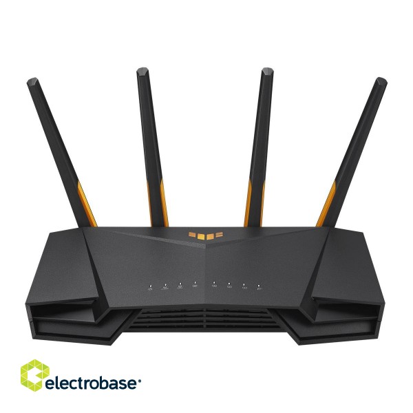 ASUS TUF-AX3000 V2 Dual Band WiFi 6 Gaming Router | Dual Band WiFi 6 Gaming Router | TUF-AX3000 V2 | 802.11ax | 2402+574 Mbit/s | 10/100/1000 Mbit/s | Ethernet LAN (RJ-45) ports 4 | Mesh Support Yes | MU-MiMO Yes | No mobile broadband | Ant фото 2