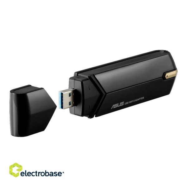 Wireless Dual-band | USB-AX56 AX1800 (No cradle) | 802.11ax | 1201+574 Mbit/s | Mesh Support No | MU-MiMO Yes фото 6