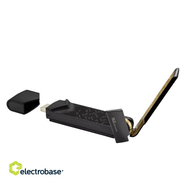 Wireless Dual-band | USB-AX56 AX1800 (No cradle) | 802.11ax | 1201+574 Mbit/s | Mesh Support No | MU-MiMO Yes фото 9