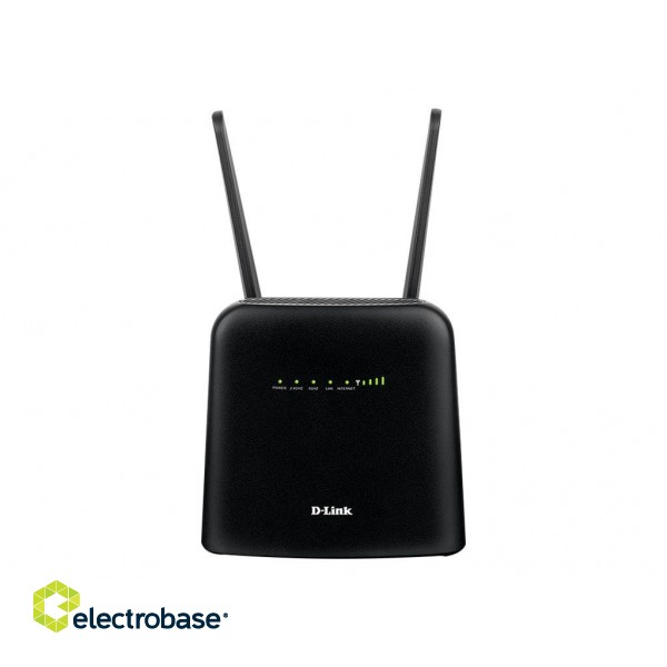 4G Cat 6 AC1200 Router | DWR-960 | 802.11ac | 10/100/1000 Mbit/s | Ethernet LAN (RJ-45) ports 2 | Mesh Support No | MU-MiMO Yes | No mobile broadband | Antenna type 2xExternal image 2