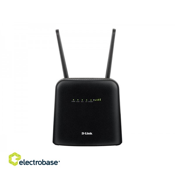 4G Cat 6 AC1200 Router | DWR-960 | 802.11ac | 10/100/1000 Mbit/s | Ethernet LAN (RJ-45) ports 2 | Mesh Support No | MU-MiMO Yes | No mobile broadband | Antenna type 2xExternal image 3