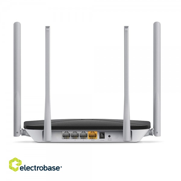 AC1200 Dual Band Wireless Router | AC12 | 802.11ac | 300+867 Mbit/s | 10/100 Mbit/s | Ethernet LAN (RJ-45) ports 3 | Mesh Support No | MU-MiMO No | No mobile broadband | Antenna type 4xFixed | No image 3