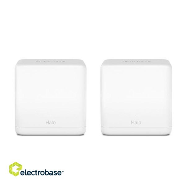 AC1300 Whole Home Mesh Wi-Fi System | Halo H30G (2-Pack) | 802.11ac | 400+867 Mbit/s | Ethernet LAN (RJ-45) ports 2 | Mesh Support Yes | MU-MiMO Yes | No mobile broadband image 3