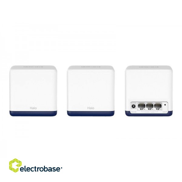 AC1900 Whole Home Mesh Wi-Fi System | Halo H50G (3-Pack) | 802.11ac | 1300+600 Mbit/s | Ethernet LAN (RJ-45) ports 3 | Mesh Support Yes | MU-MiMO Yes | No mobile broadband image 2