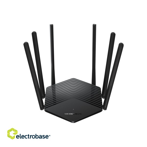 AC1900 Wireless Dual Band Gigabit Router | MR50G | 802.11ac | 600+1300 Mbit/s | 10/100/1000 Mbit/s | Ethernet LAN (RJ-45) ports 2 | Mesh Support No | MU-MiMO Yes | No mobile broadband | Antenna type 6xFixed | No image 2