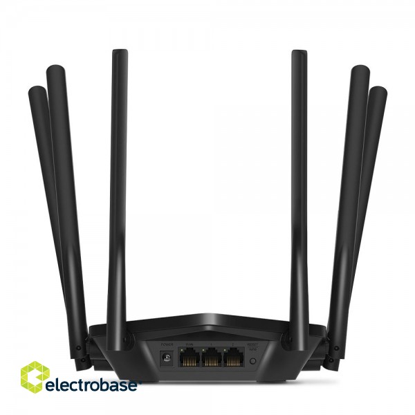 AC1900 Wireless Dual Band Gigabit Router | MR50G | 802.11ac | 600+1300 Mbit/s | 10/100/1000 Mbit/s | Ethernet LAN (RJ-45) ports 2 | Mesh Support No | MU-MiMO Yes | No mobile broadband | Antenna type 6xFixed | No image 3