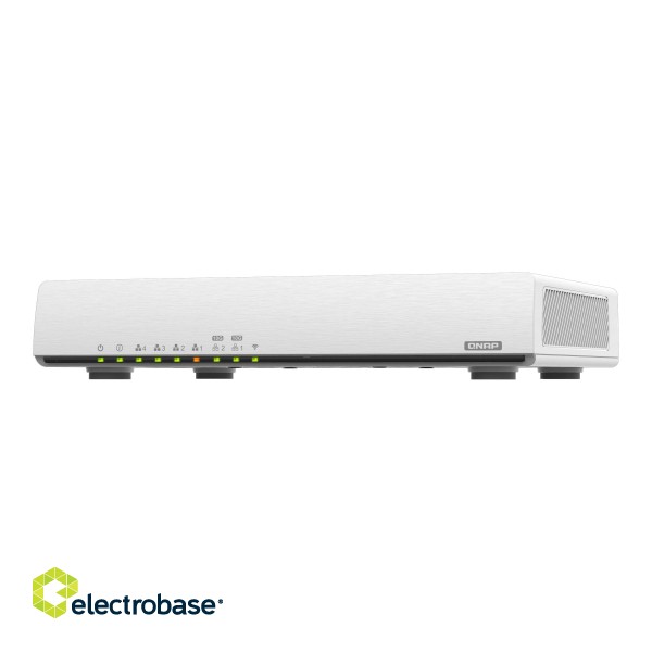 Dual bandRouter | QHora-301W | 802.11ax | 10/100 Mbps (RJ-45) ports quantity | Mbit/s | Ethernet LAN (RJ-45) ports 6 | Mesh Support Yes | MU-MiMO Yes | No mobile broadband | Antenna type Internal image 2