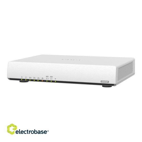 Dual bandRouter | QHora-301W | 802.11ax | 10/100 Mbps (RJ-45) ports quantity | Mbit/s | Ethernet LAN (RJ-45) ports 6 | Mesh Support Yes | MU-MiMO Yes | No mobile broadband | Antenna type Internal image 3