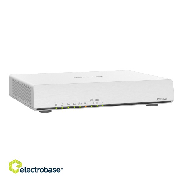 Dual bandRouter | QHora-301W | 802.11ax | 10/100 Mbps (RJ-45) ports quantity | Mbit/s | Ethernet LAN (RJ-45) ports 6 | Mesh Support Yes | MU-MiMO Yes | No mobile broadband | Antenna type Internal image 6