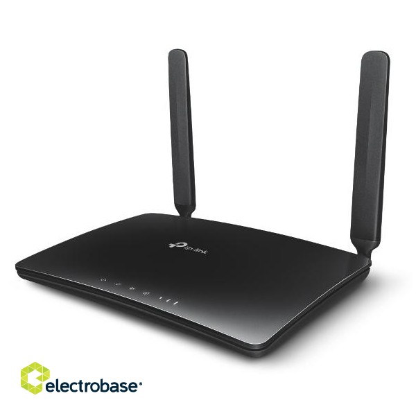 4G LTE Router | Archer MR200 | 802.11ac | 300+433 Mbit/s | 10/100 Mbit/s | Ethernet LAN (RJ-45) ports 3 | Mesh Support No | MU-MiMO No | 4G | Antenna type 2xDetachable antennas image 6