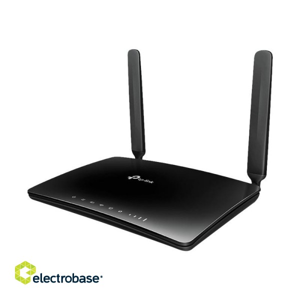 4G LTE Router | Archer MR200 | 802.11ac | 300+433 Mbit/s | 10/100 Mbit/s | Ethernet LAN (RJ-45) ports 3 | Mesh Support No | MU-MiMO No | 4G | Antenna type 2xDetachable antennas image 5