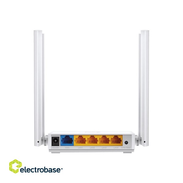 Dual Band Router | Archer C24 | 802.11ac | 300+433 Mbit/s | 10/100 Mbit/s | Ethernet LAN (RJ-45) ports 4 | Mesh Support No | MU-MiMO Yes | No mobile broadband | Antenna type 4xFixed image 6