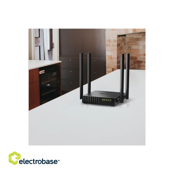 Dual Band Router | Archer C54 | 802.11ac | 300+867 Mbit/s | 10/100 Mbit/s | Ethernet LAN (RJ-45) ports 4 | Mesh Support No | MU-MiMO Yes | No mobile broadband | Antenna type 4xFixed image 9