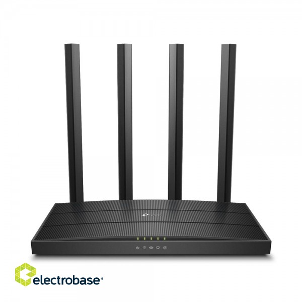 Router | Archer C6 | 802.11ac | 300+867 Mbit/s | 10/100/1000 Mbit/s | Ethernet LAN (RJ-45) ports 4 | Mesh Support No | MU-MiMO Yes | No mobile broadband | Antenna type 4xExternal | No image 1