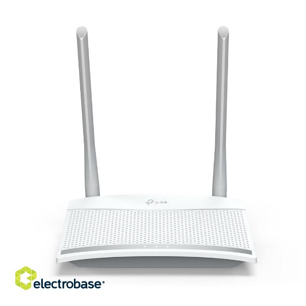 Router | TL-WR820N | 802.11n | 300 Mbit/s | 10/100 Mbit/s | Ethernet LAN (RJ-45) ports 2 | Mesh Support No | MU-MiMO Yes | No mobile broadband | Antenna type External фото 1