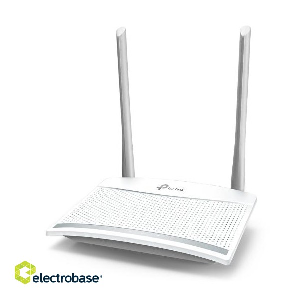 Router | TL-WR820N | 802.11n | 300 Mbit/s | 10/100 Mbit/s | Ethernet LAN (RJ-45) ports 2 | Mesh Support No | MU-MiMO Yes | No mobile broadband | Antenna type External image 4
