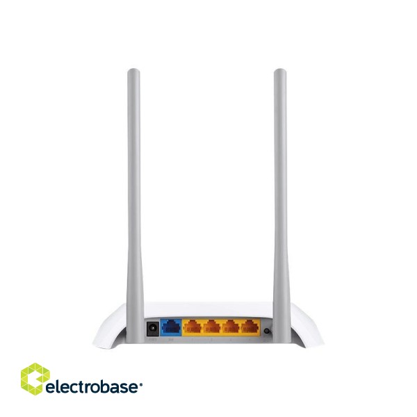 Router | TL-WR840N | 802.11n | 300 Mbit/s | 10/100 Mbit/s | Ethernet LAN (RJ-45) ports 4 | Mesh Support No | MU-MiMO No | No mobile broadband | Antenna type 2xExternal | No image 5