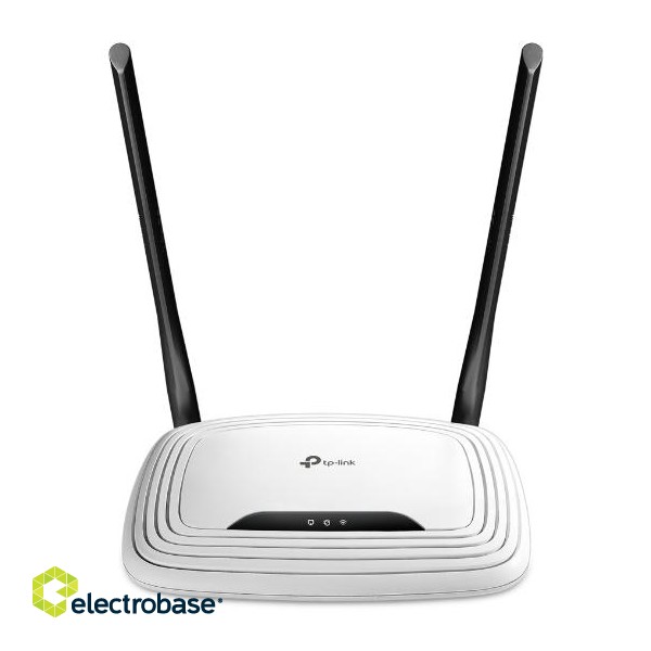 Router | TL-WR841N | 802.11n | 300 Mbit/s | 10/100 Mbit/s | Ethernet LAN (RJ-45) ports 4 | Mesh Support No | MU-MiMO No | No mobile broadband | Antenna type 2xExterna | No image 1
