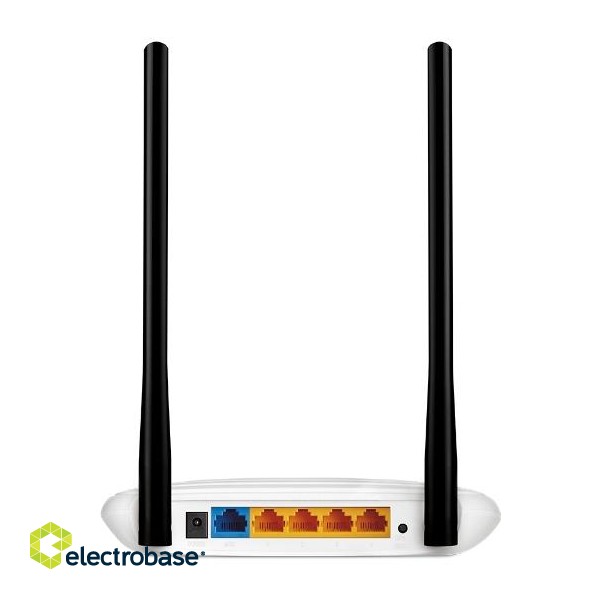 Router | TL-WR841N | 802.11n | 300 Mbit/s | 10/100 Mbit/s | Ethernet LAN (RJ-45) ports 4 | Mesh Support No | MU-MiMO No | No mobile broadband | Antenna type 2xExterna | No image 5