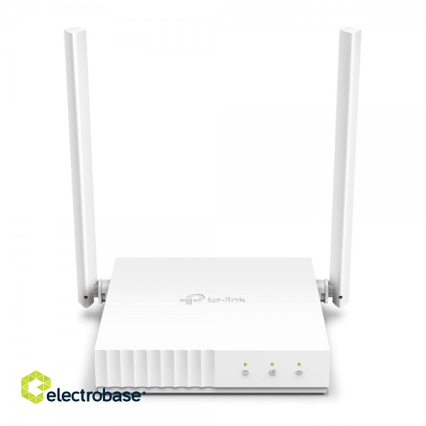 Router | TL-WR844N | 802.11n | 300 Mbit/s | 10/100 Mbit/s | Ethernet LAN (RJ-45) ports 4 | Mesh Support No | MU-MiMO Yes | No mobile broadband | Antenna type External image 1