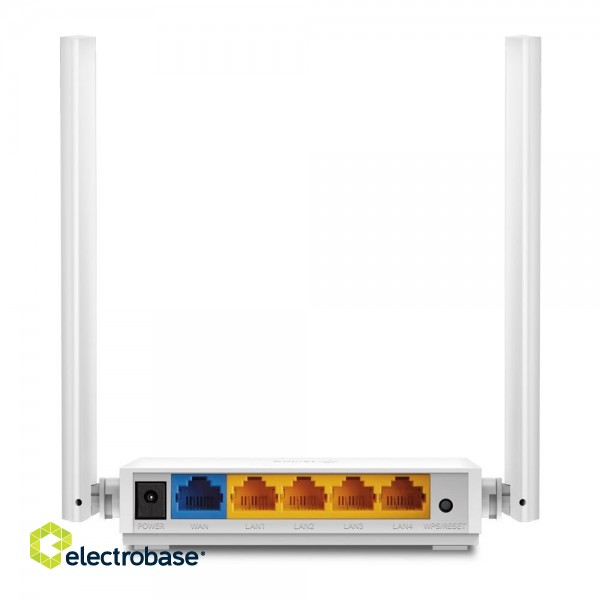 Router | TL-WR844N | 802.11n | 300 Mbit/s | 10/100 Mbit/s | Ethernet LAN (RJ-45) ports 4 | Mesh Support No | MU-MiMO Yes | No mobile broadband | Antenna type External image 4