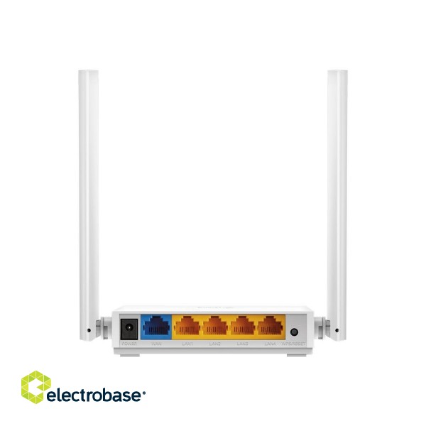 Router | TL-WR844N | 802.11n | 300 Mbit/s | 10/100 Mbit/s | Ethernet LAN (RJ-45) ports 4 | Mesh Support No | MU-MiMO Yes | No mobile broadband | Antenna type External фото 6