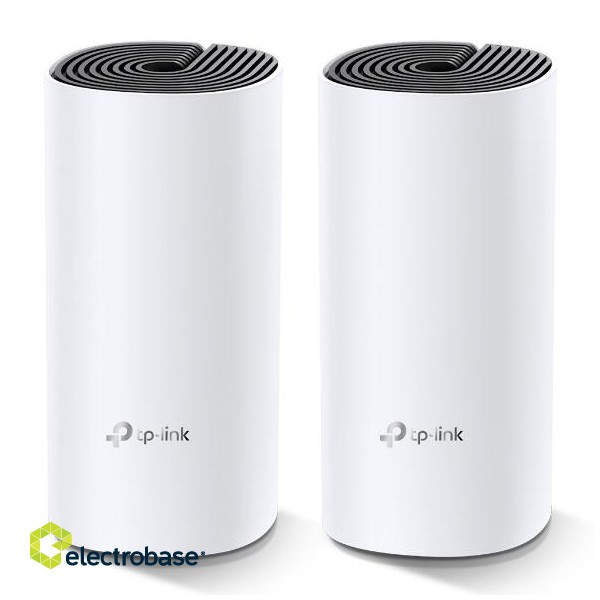 Whole Home Mesh WiFi System | Deco M4 (2-Pack) | 802.11ac | 300+867 Mbit/s | 10/100/1000 Mbit/s | Ethernet LAN (RJ-45) ports 2 | Mesh Support No | MU-MiMO Yes | No mobile broadband | Antenna type 2xInternal | No image 1