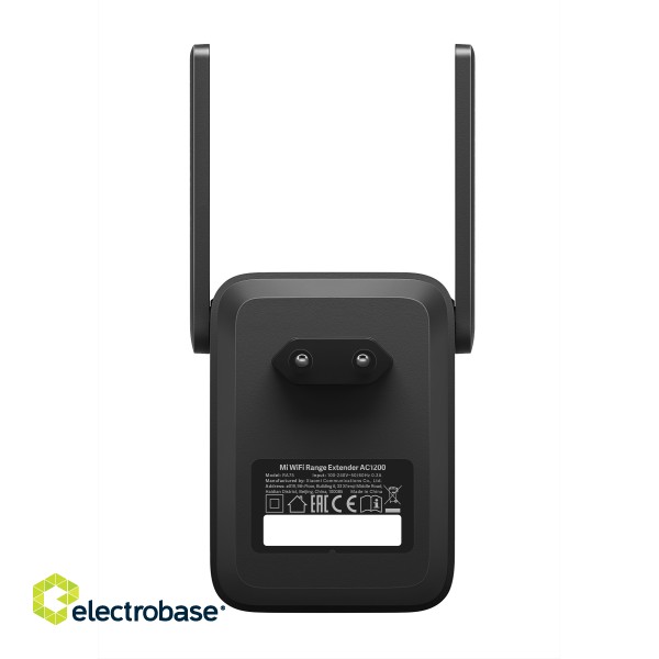 Mi WiFi Range Extender | AC1200 EU | 802.11ac | 867+300 Mbit/s | 10/100 Mbit/s | Ethernet LAN (RJ-45) ports 1 | Mesh Support No | MU-MiMO No | No mobile broadband image 8