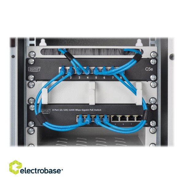 Digitus | 8-port Gigabit Ethernet PoE switch | DN-95317 | Unmanaged | Rackmountable | Power supply type Internal image 6