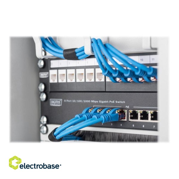 Digitus | 8-port Gigabit Ethernet PoE switch | DN-95317 | Unmanaged | Rackmountable | 10/100 Mbps (RJ-45) ports quantity | 1 Gbps (RJ-45) ports quantity | SFP+ ports quantity | Power supply type Internal image 7