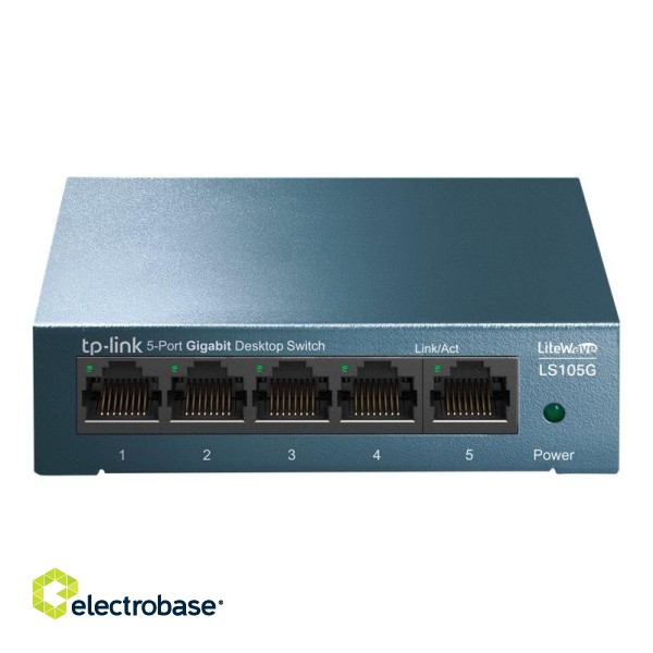 TP-LINK | Desktop Network Switch | LS105G | Unmanaged | Desktop | Power supply type External image 3