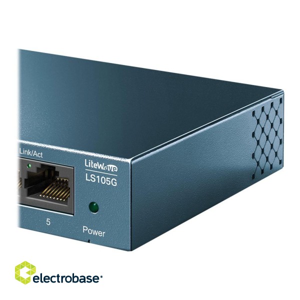 TP-LINK | Desktop Network Switch | LS105G | Unmanaged | Desktop | Power supply type External фото 7