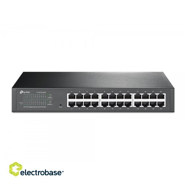 TP-LINK | Switch | TL-SG1024DE | Web Managed | Rackmountable | 1 Gbps (RJ-45) ports quantity 24 | 36 month(s) image 1