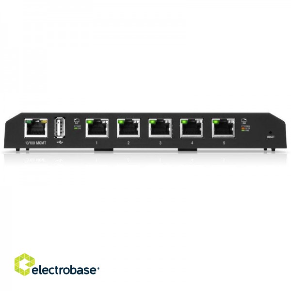 Ubiquiti | EdgeSwitch | ES-5XP | Web managed | Wall mountable | 10/100 Mbps (RJ-45) ports quantity 1 | 1 Gbps (RJ-45) ports quantity 5 | Passive PoE ports quantity 5 image 1